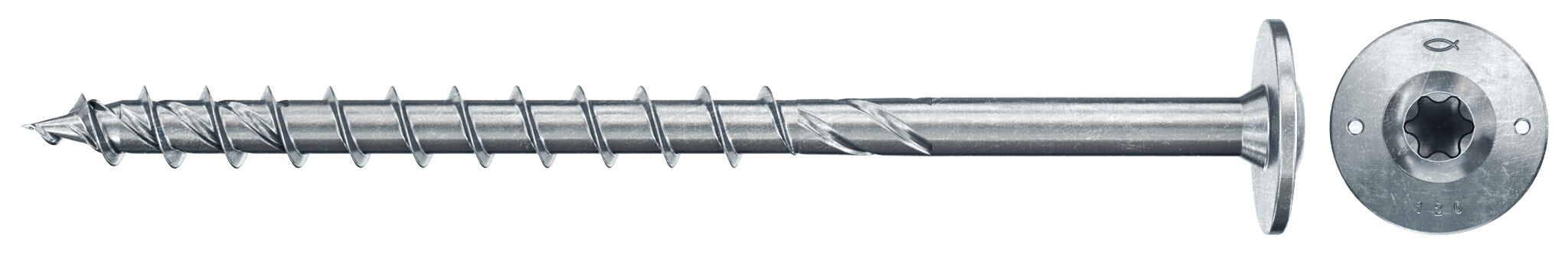 fischer wood construction screw PowerFast FPF II WTP 8.0 x 80 BC
